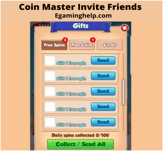 Coin Master: How to Invite Friends in Coin Master