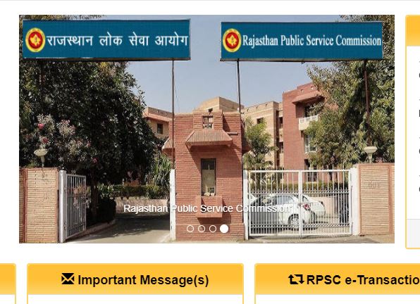 Rajasthan Public Service Commission Recruitment 2021 Apply Online